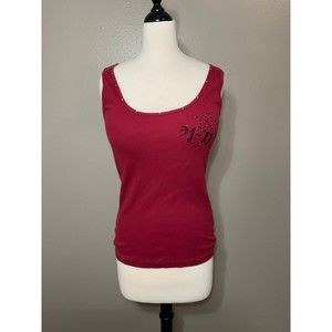 Woman's Large Red Harley-Davidson Tank Top